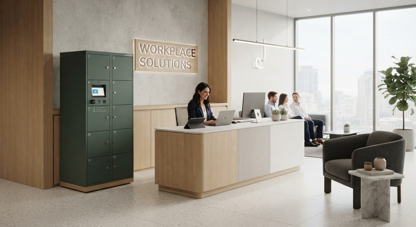 Oficinas y empresas con lockers inteligentes